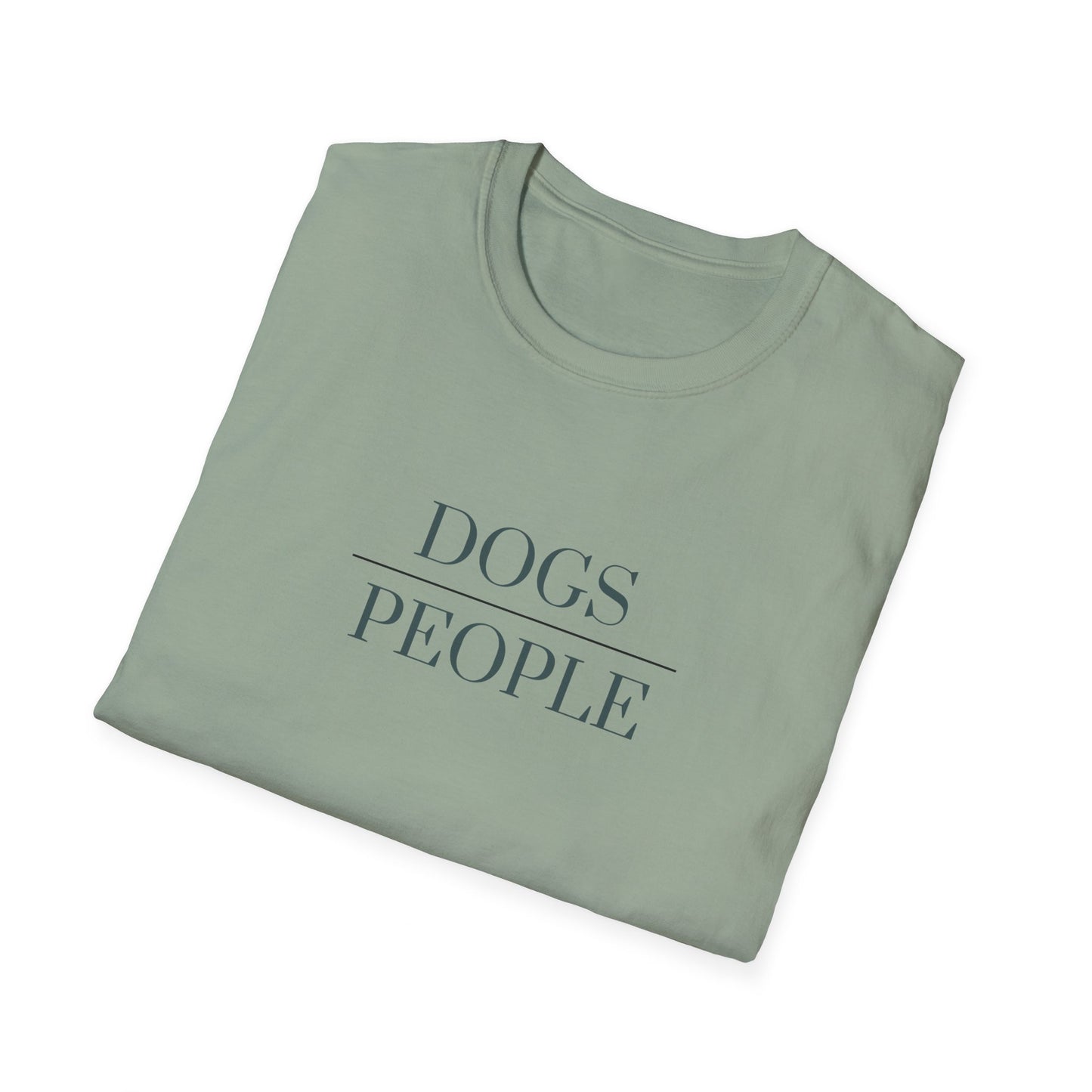 DOGS OVER PEOPLE Unisex T-Shirt