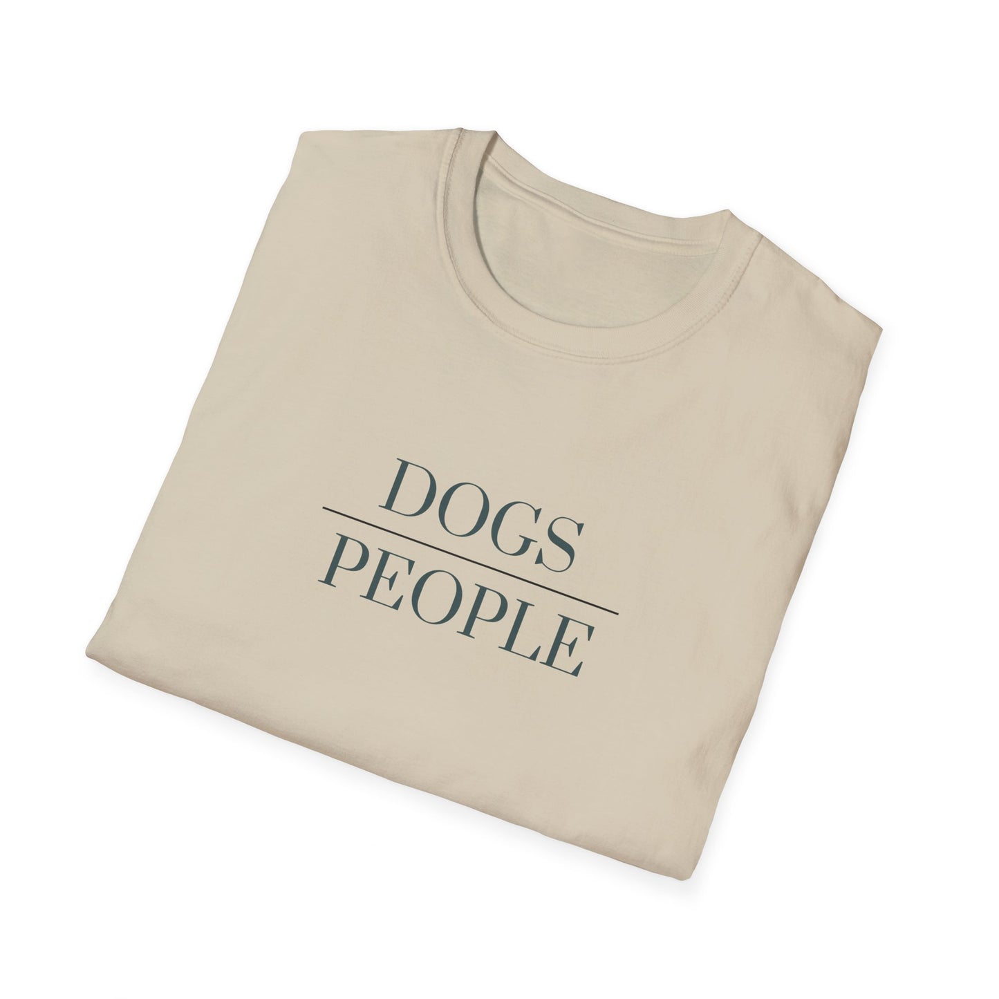 DOGS OVER PEOPLE Unisex T-Shirt