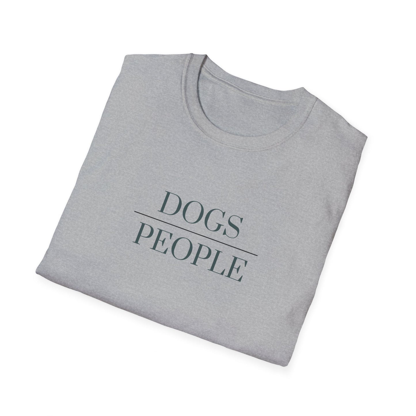 DOGS OVER PEOPLE Unisex T-Shirt