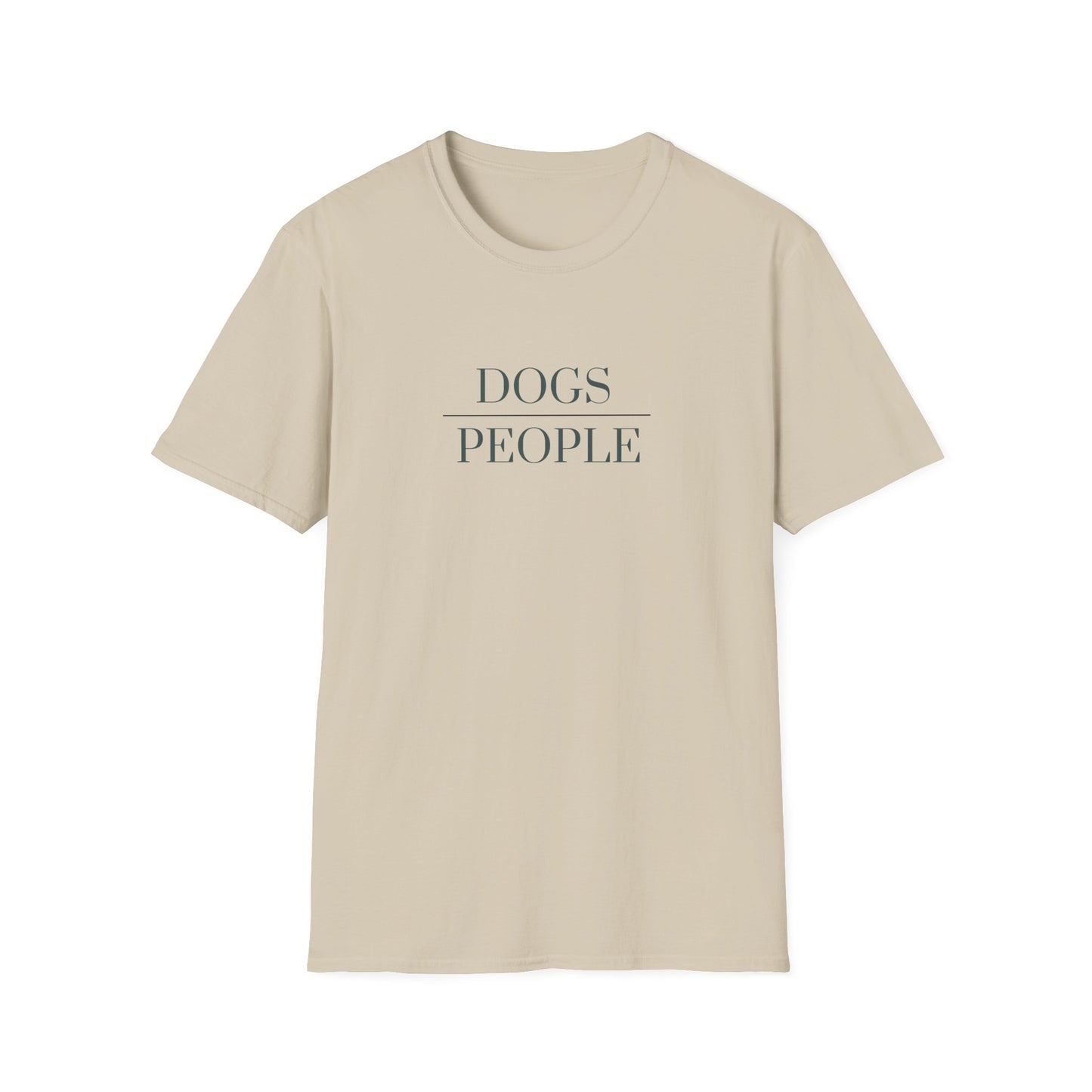 DOGS OVER PEOPLE Unisex T-Shirt