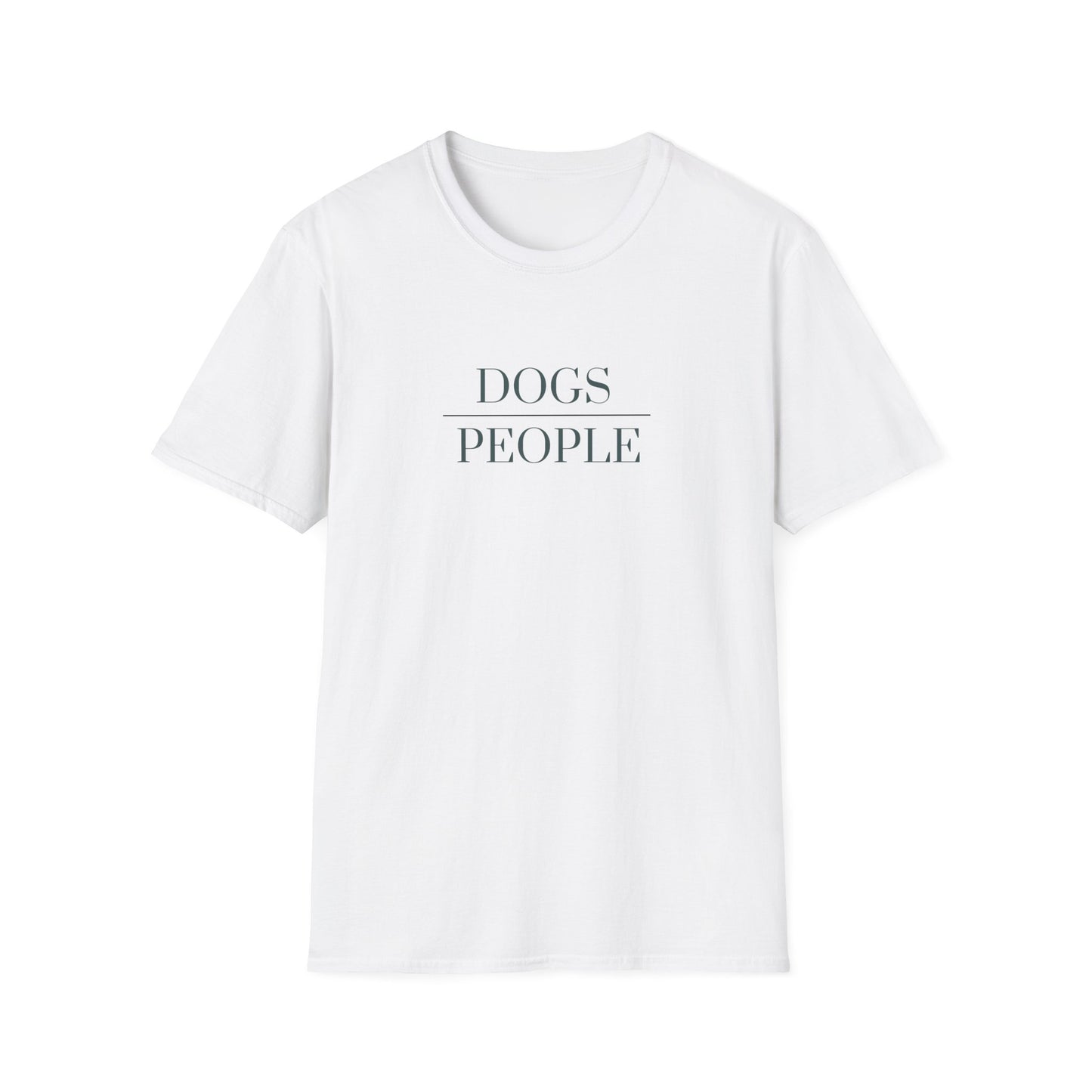 DOGS OVER PEOPLE Unisex T-Shirt